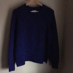 Royal blue crew neck sweater